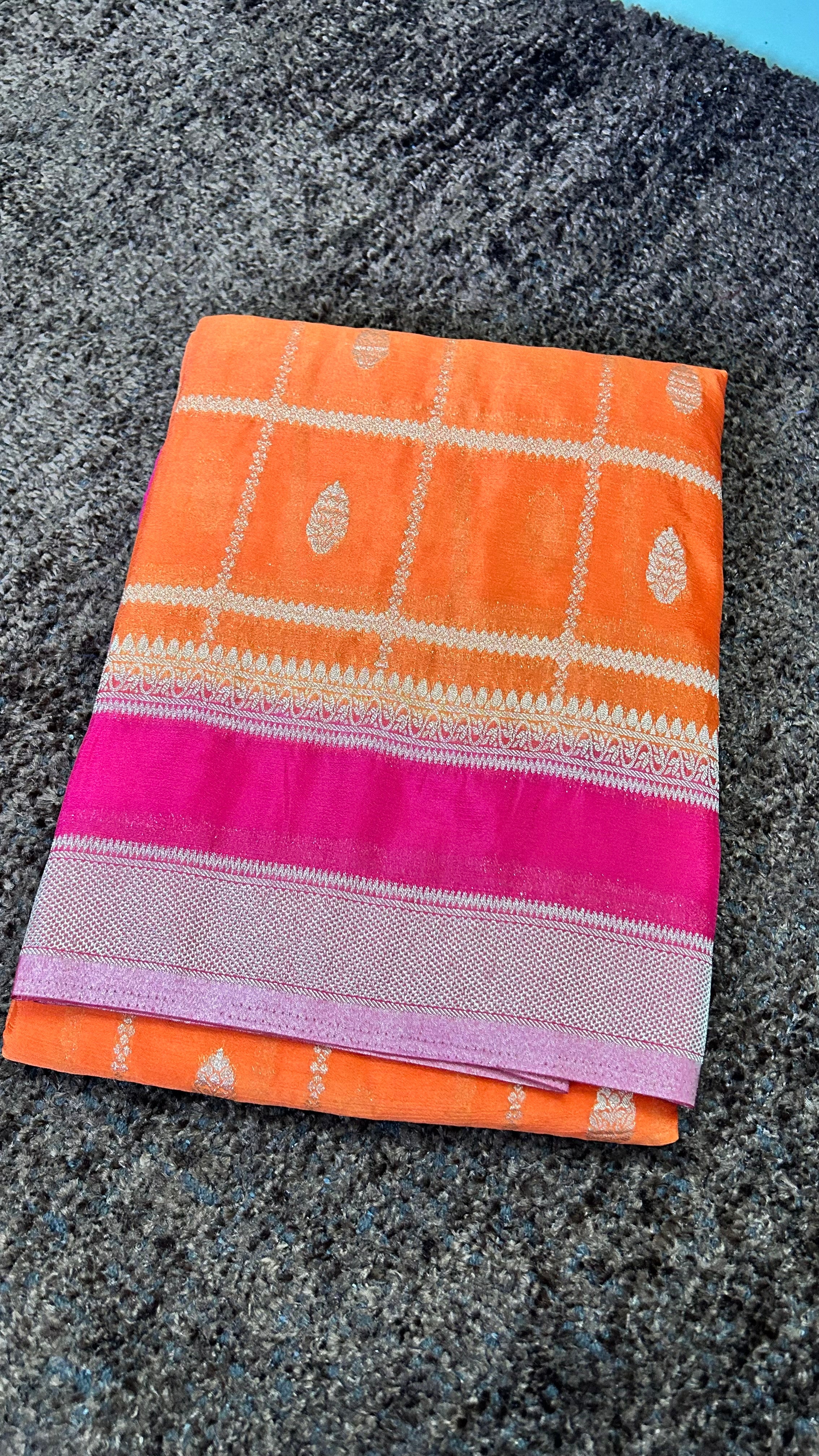 Chinnon pure Georgette Sarees